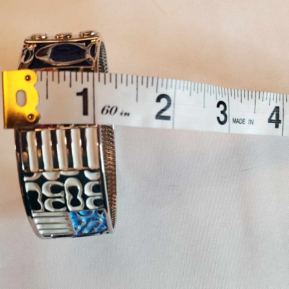 Coach- Bangle Bracelet- Signature Patchwork - Picture 6 of 7